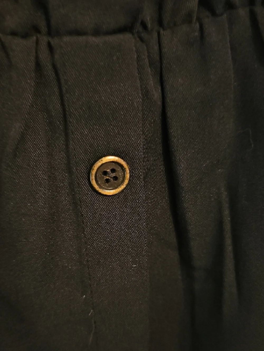 BloomChic Black Long-Sleeve Button-Down Dress - Picture 3 of 4